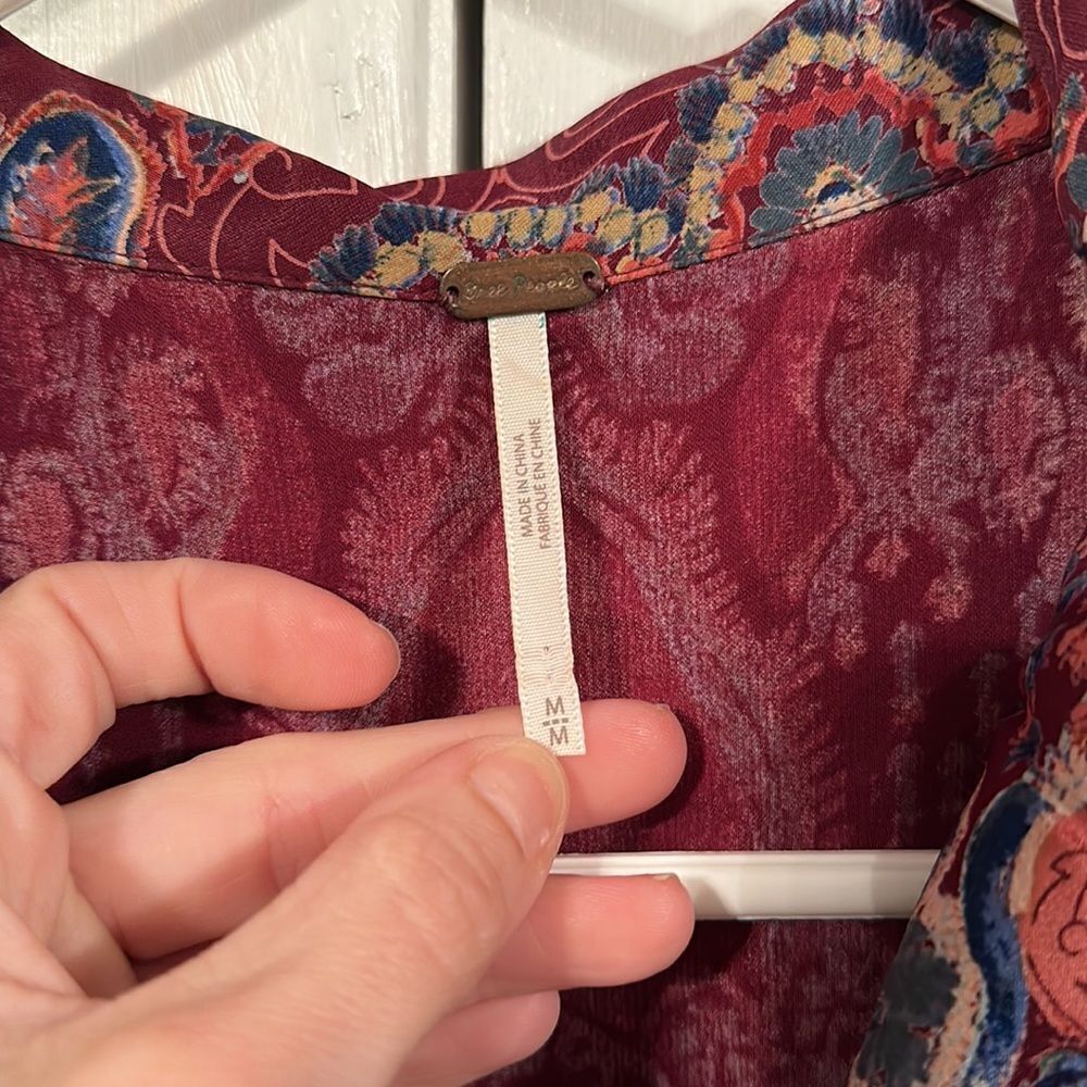 Free People Come See About Me Maxi Vest Size Size M $128 - Picture 7 of 9